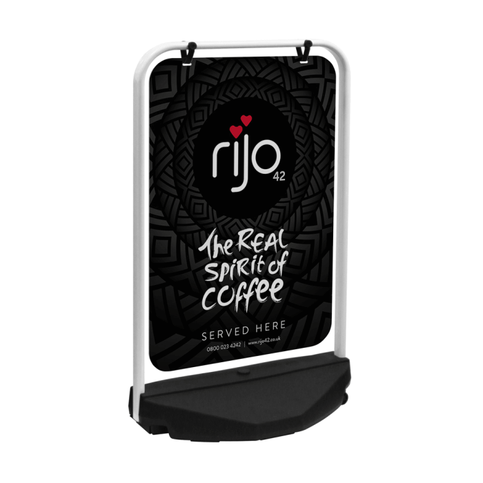 Warrior™ Water Base Swing Board Sign