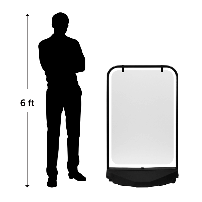 Warrior™ Water Base Swing Board Sign