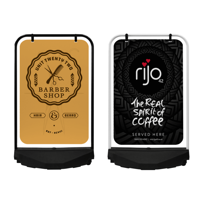 Warrior™ Water Base Swing Board Sign