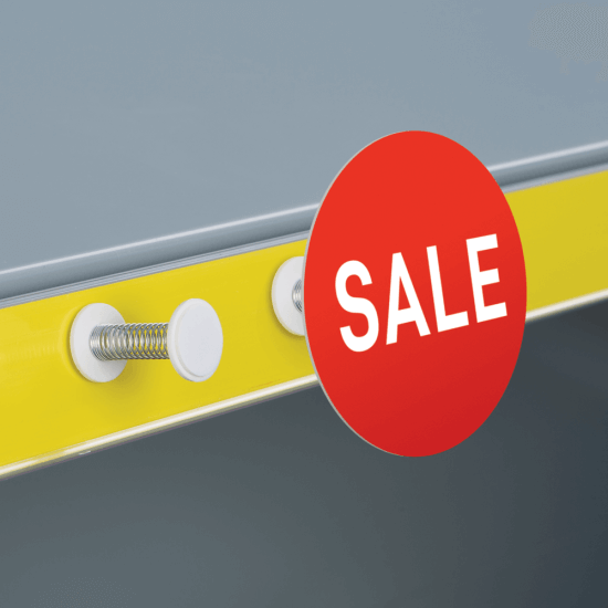 Printed Shelf Wobbler Signs