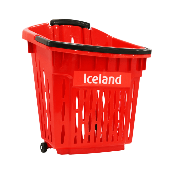 Wheeled Shopping Basket