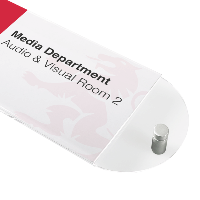 Acrylic Office Sign and Standoffs