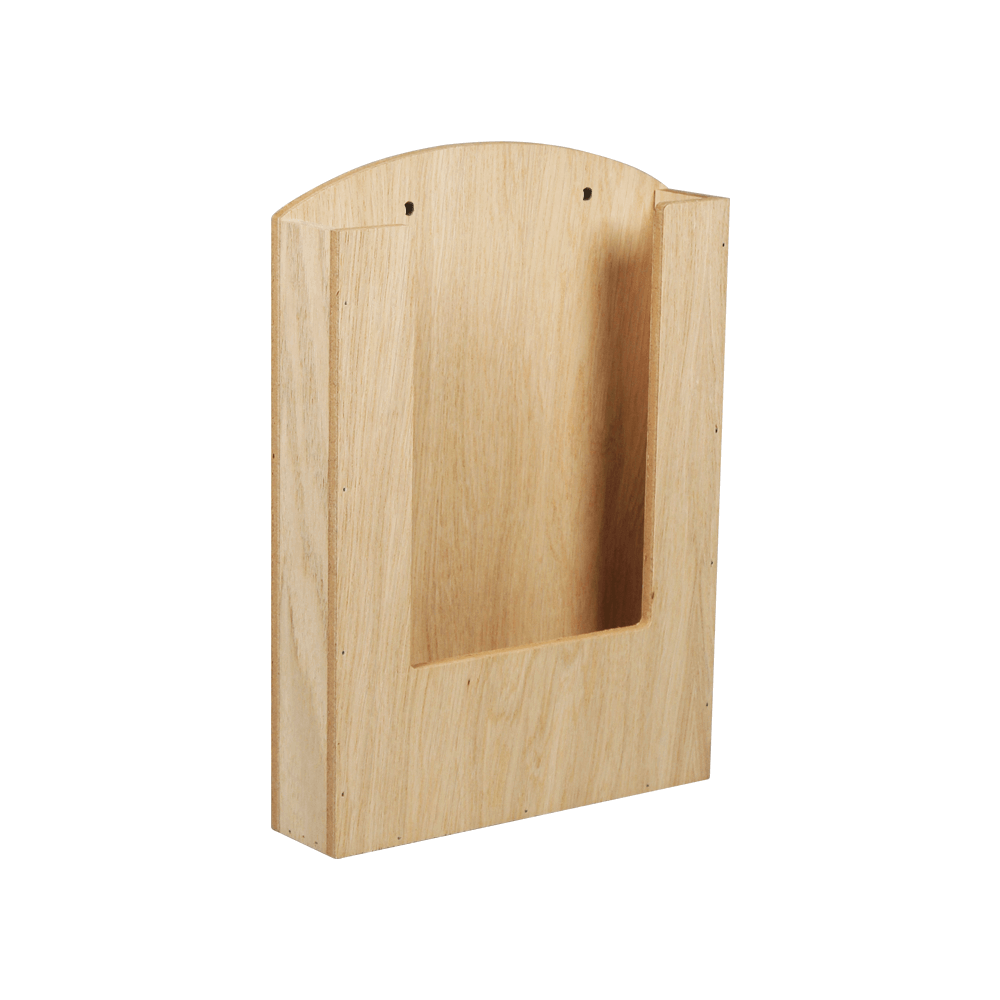 Pocket Wooden Menu Holder