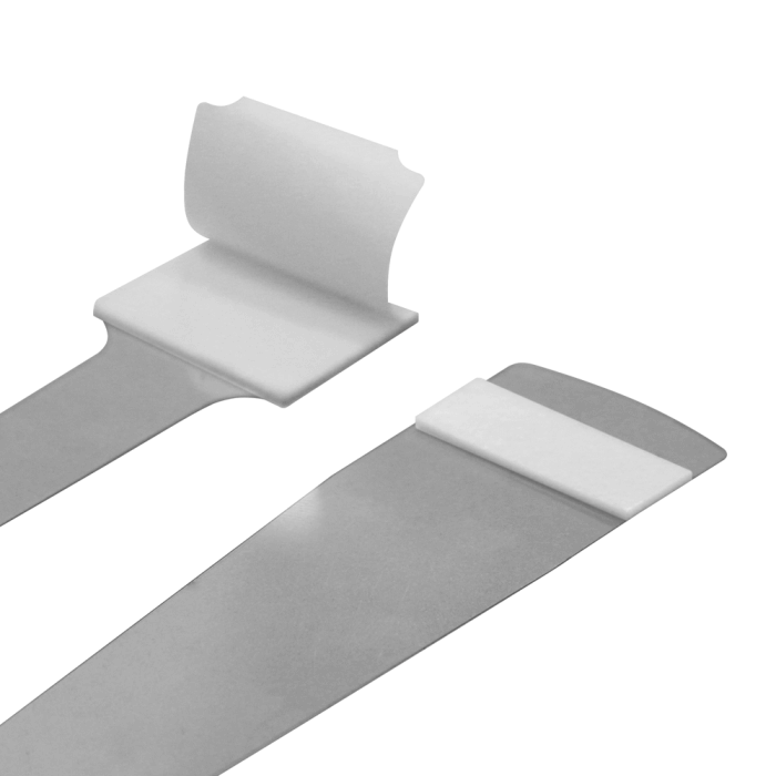 Adhesive Round End Wobbler Strips x 100