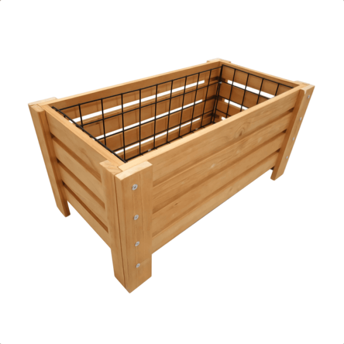 Wooden Crate Dump Bin