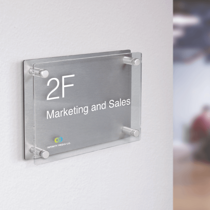 Dibond Acrylic Business Plaque