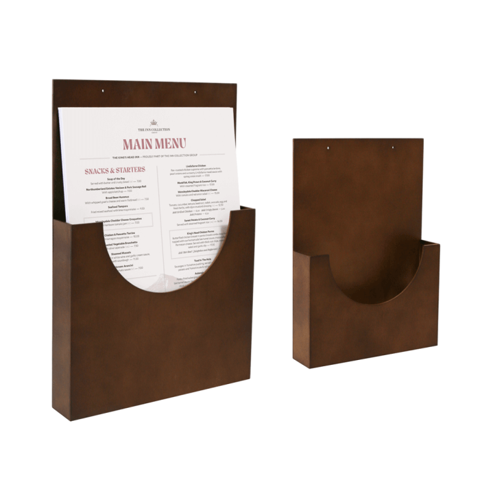 Wooden Leaflet Holder