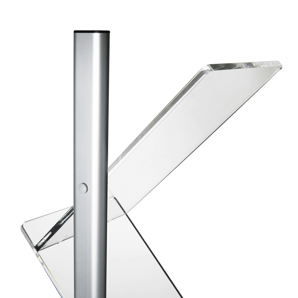 Magazine Zig Zag Brochure Display Stand