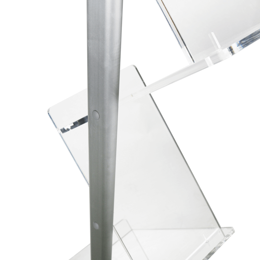 Magazine Zig Zag Brochure Display Stand