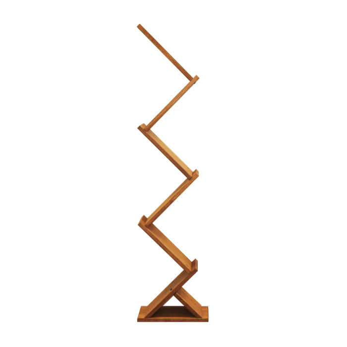 Zig Zag Wooden Leaflet Display Stand
