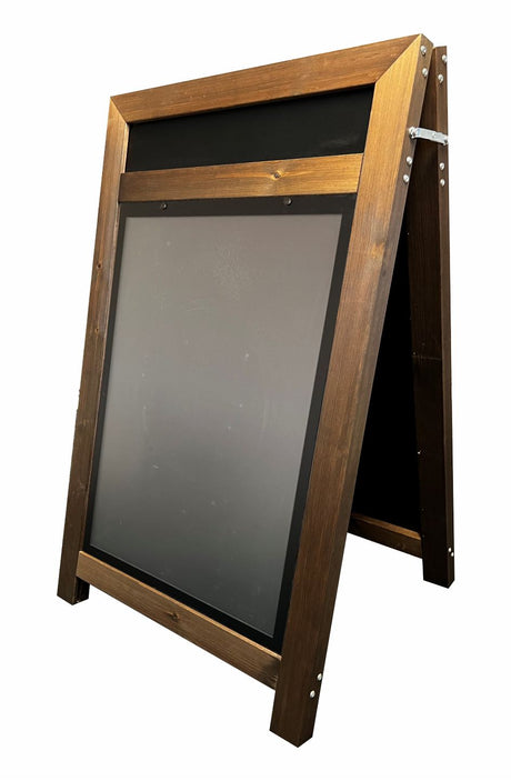 Chalkboard Wooden A Board with Poster Holder A1