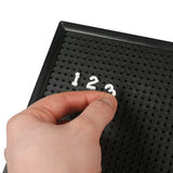 Peg Board Letters and Numbers