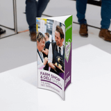 Flat Pack Menu Holder with Three Faces