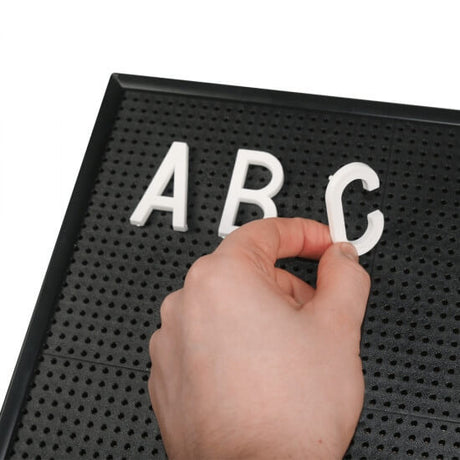 Peg Board Letters and Numbers