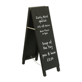 Tall Thin Chalkboard Sandwich Board