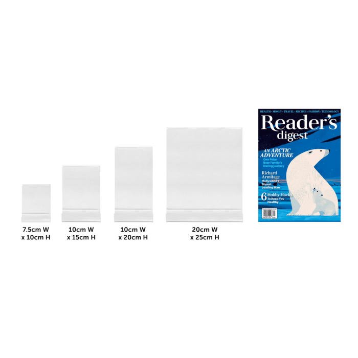 Flat Acrylic Book Stand