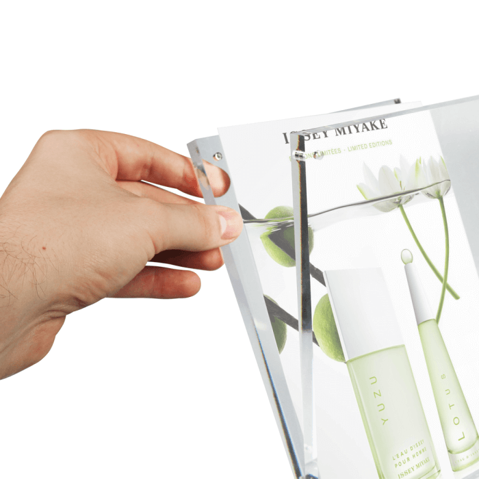 Heavy Duty Acrylic Block Sign Holder