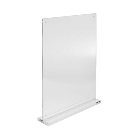 Magnetic Clear Acrylic Block Sign Holder