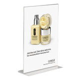 Double Sided Freestanding Acrylic Poster Holder