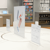 Double Sided Freestanding Acrylic Poster Holder