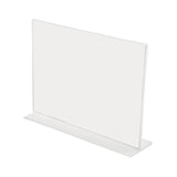 Double Sided Freestanding Acrylic Poster Holder