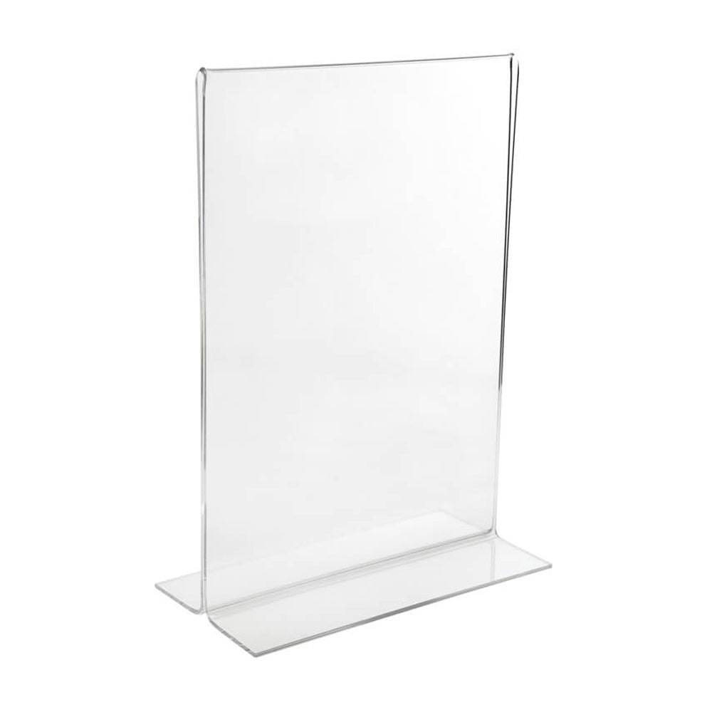 Acrylic Poster Holder with Open Base