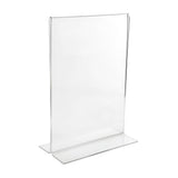 Double Sided Freestanding Acrylic Poster Holder