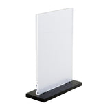 Counter Standing Acrylic Block Sign Holder