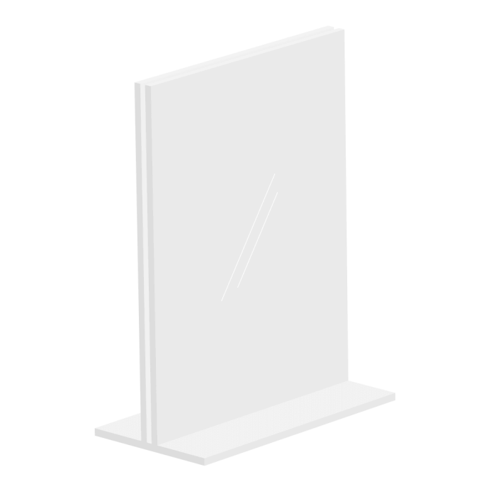 Premium Acrylic Poster Display Block