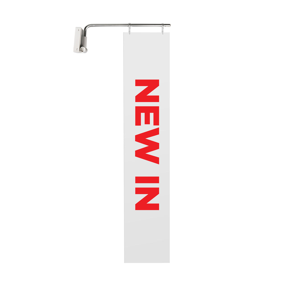 Magnetic Banner Hanger with Optional Banner