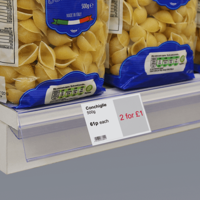 Data Strip for 16mm - 22mm Shelves