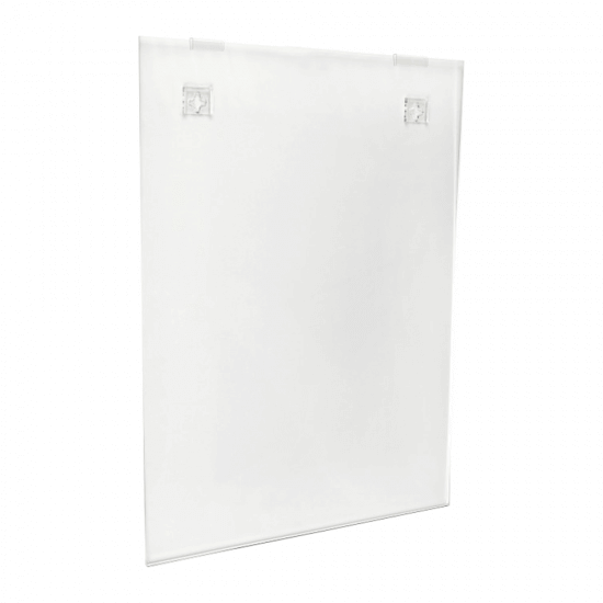 Acrylic Poster Holder with Keyholes