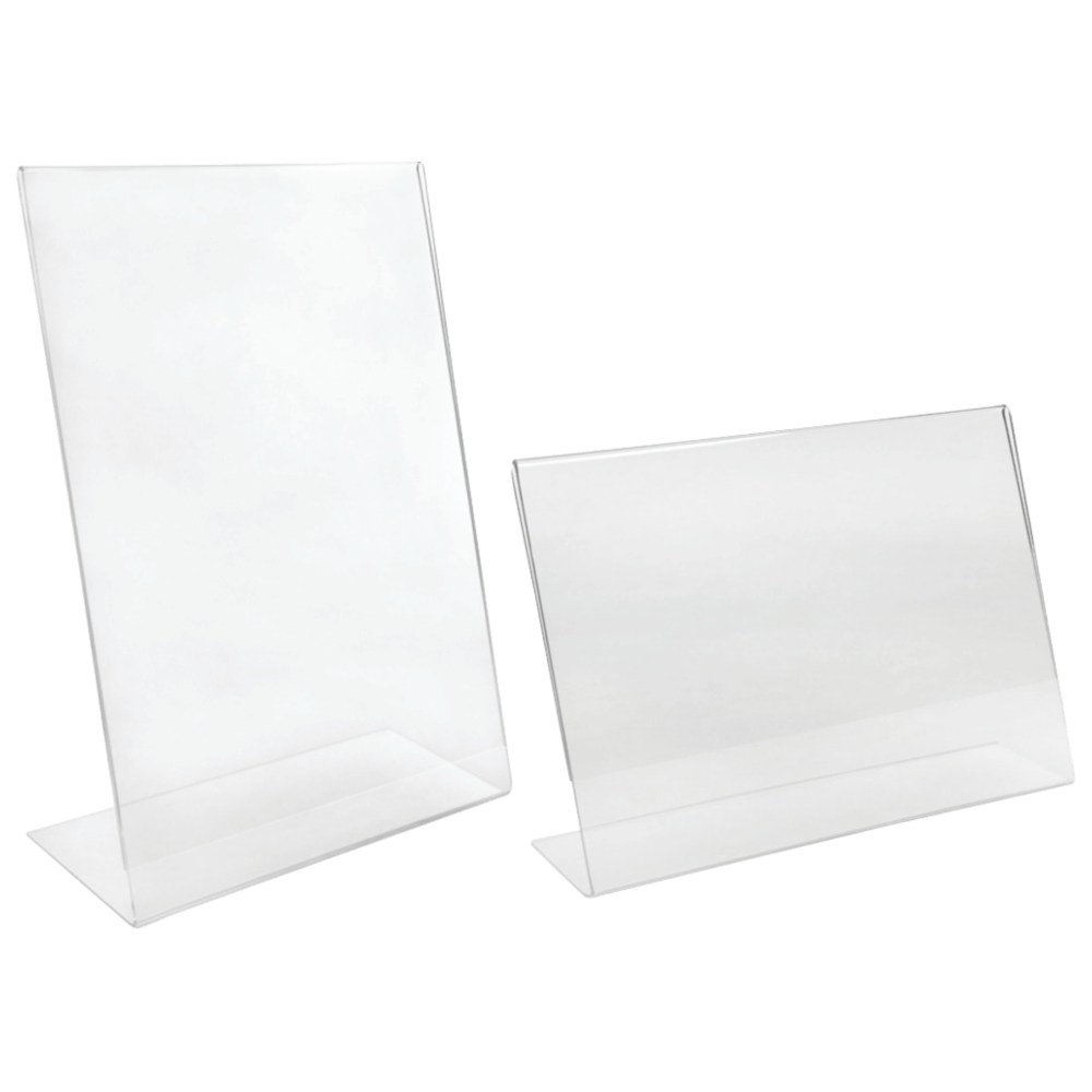 Freestanding Single Sided Acrylic Poster Holder