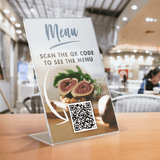 Freestanding Single Sided Acrylic Poster Holder