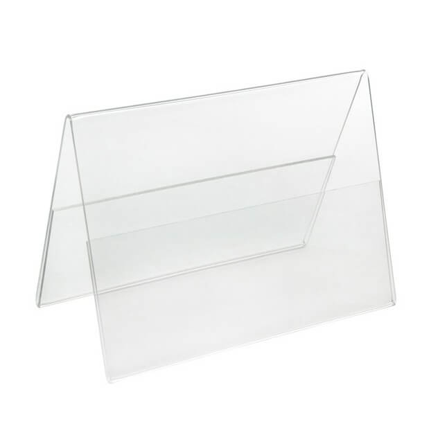 Acrylic Table Tent Card Holder