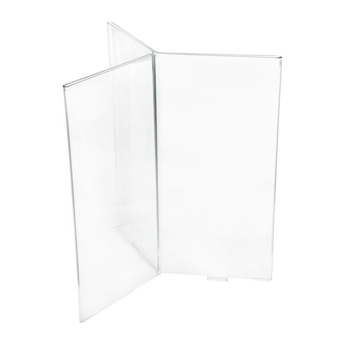 Heavy Duty Acrylic Menu Holder with Six Faces