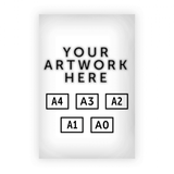 Printed Poster for Backlit LED Displays