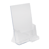 Leaflet Holder with a Business Card Pocket