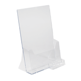 Leaflet Holder with a Business Card Pocket