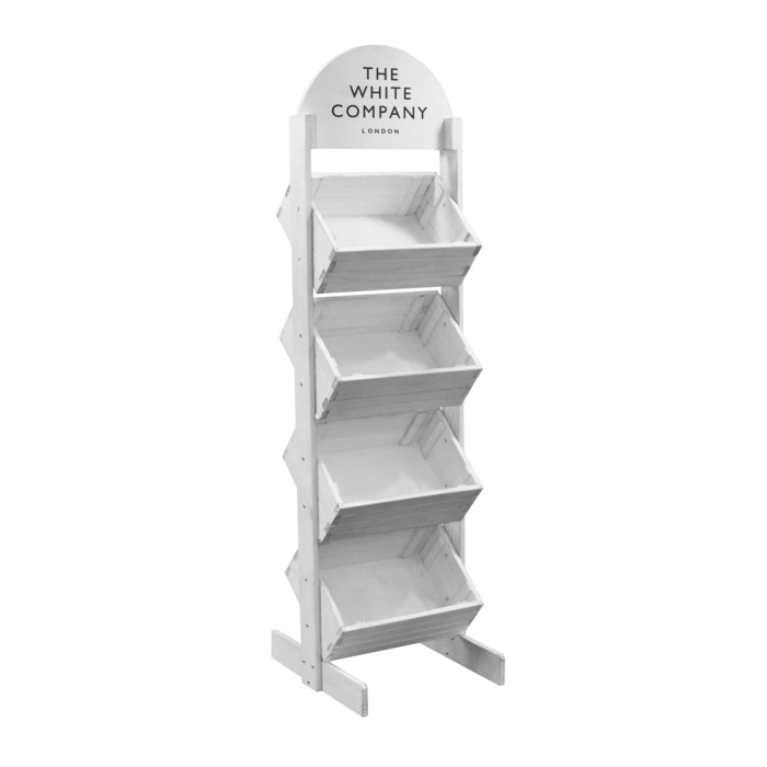 Wooden Crate Display Stand