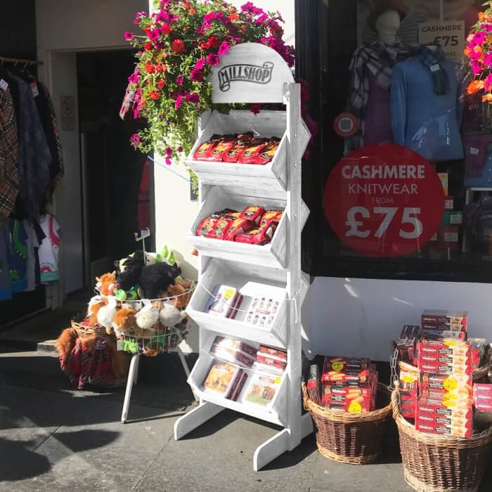 Wooden Crate Display Stand