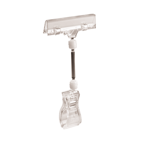 Spring Clamp Plastic Card Holder Clip