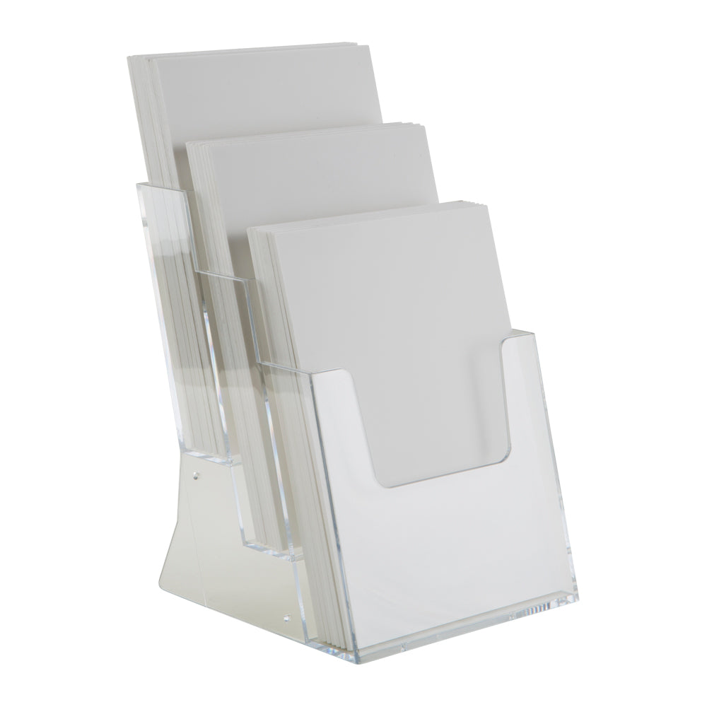 Countertop Tiered Leaflet Holders