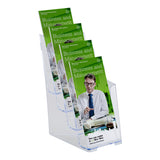 Countertop Tiered Leaflet Holders