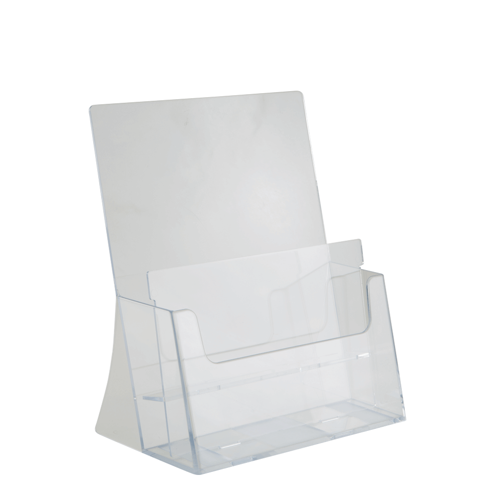 Two Tier Leaflet Holder with Removable Divider