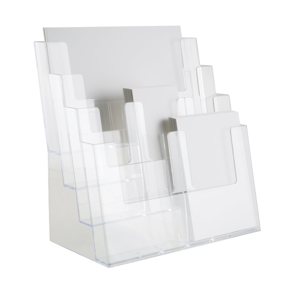 Four Tier Multiple Size Leaflet Holder