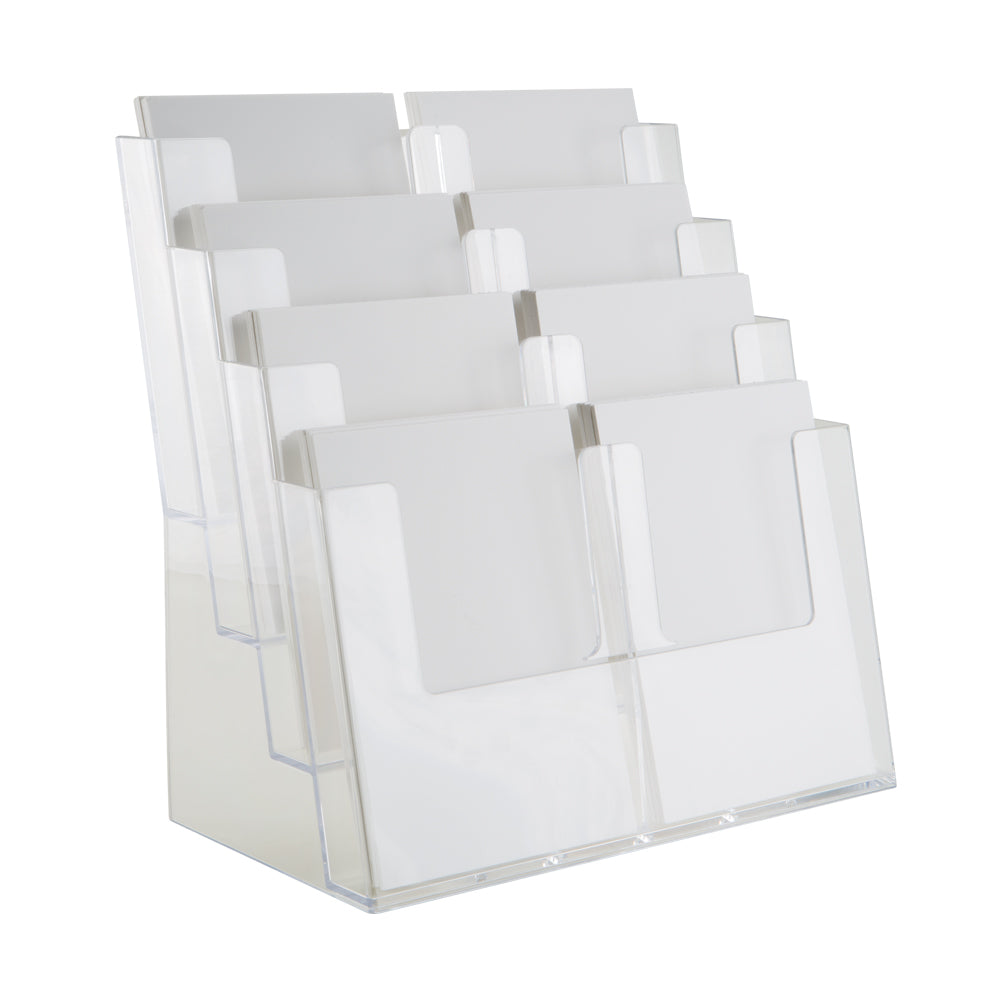 Four Tier Multiple Size Leaflet Holder