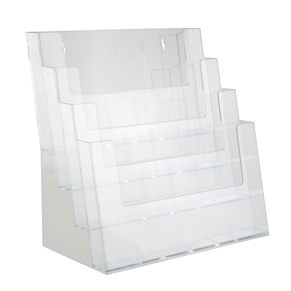 Four Tier Multiple Size Leaflet Holder – VisualDisplays