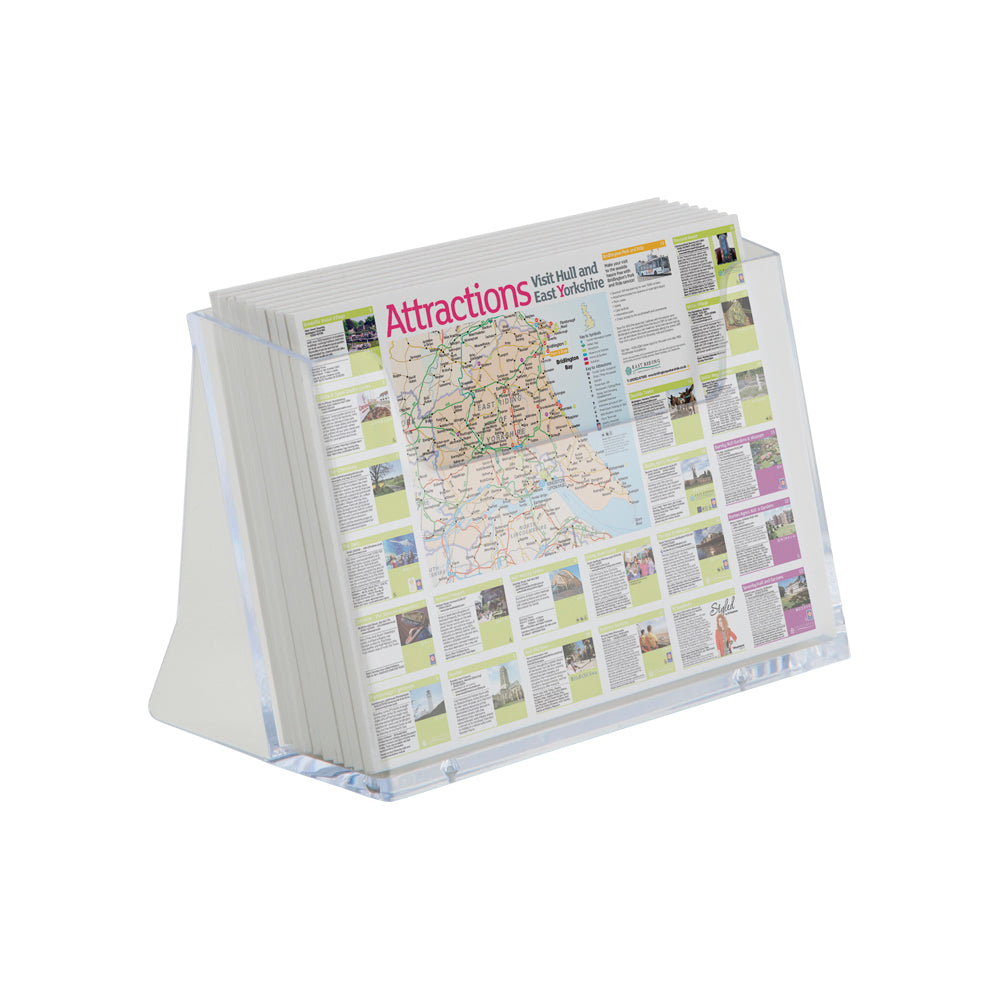 Countertop Leaflet Holder Landscape – VisualDisplays