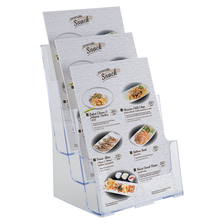 Countertop Tiered Leaflet Holders